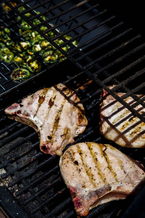 Jalapeno-Marinated Grilled Pork Chops www.climbinggriermountain.com