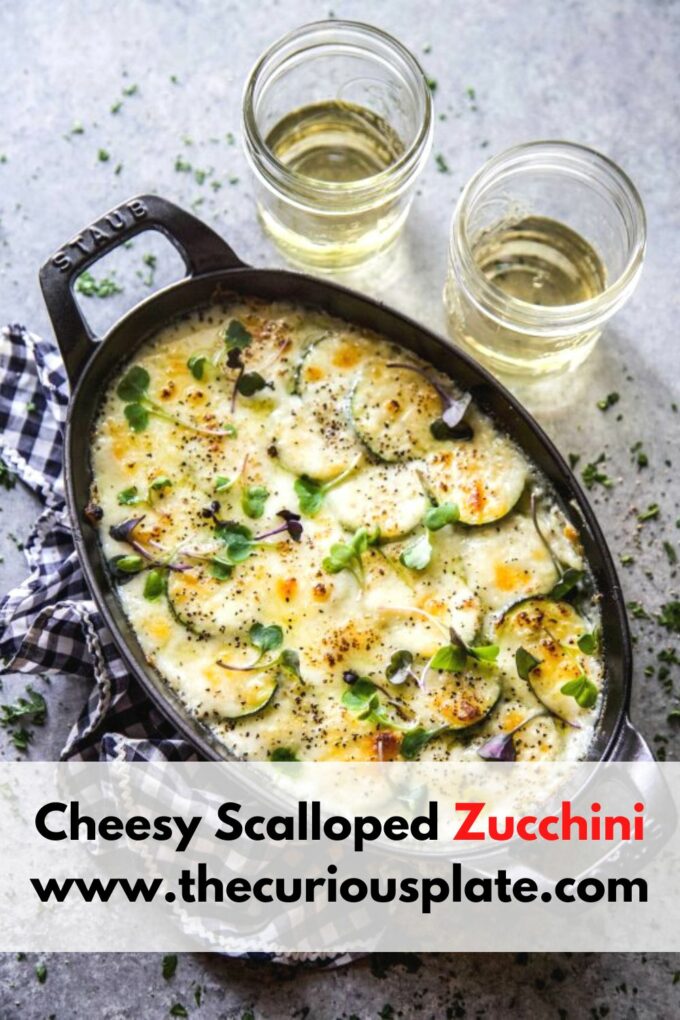 Cheesy Scalloped Zucchini
