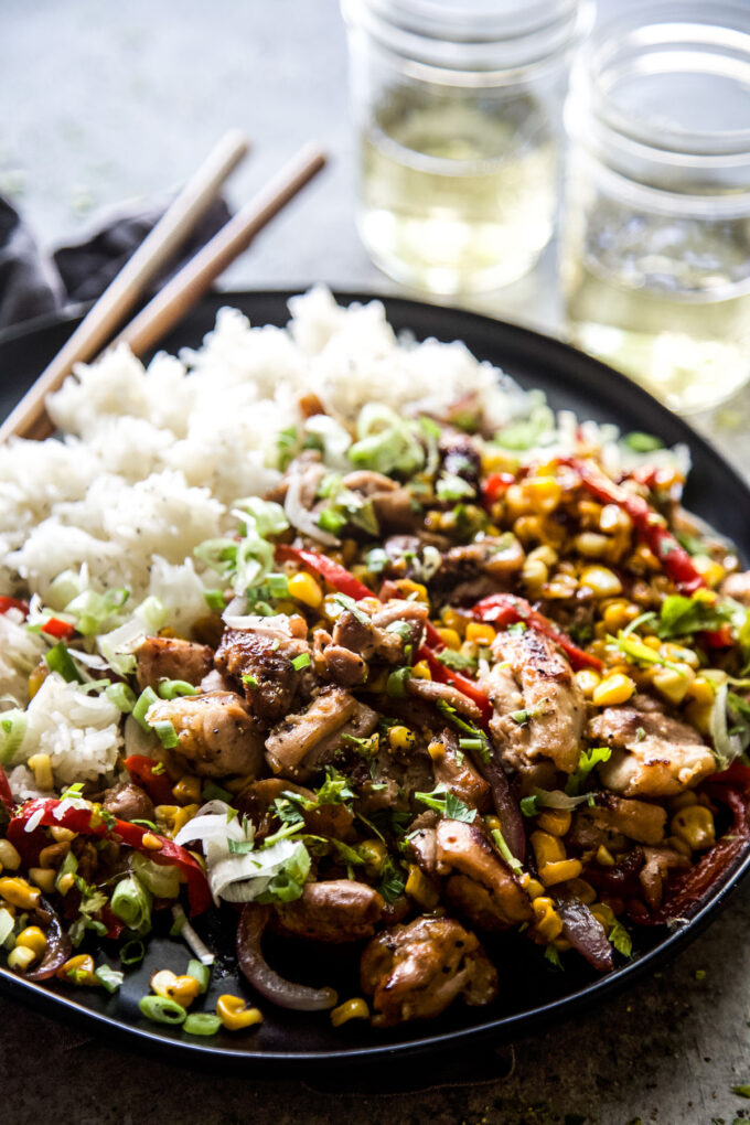 Easy Chicken & Corn Stir-Fry www.thecuriousplate.com