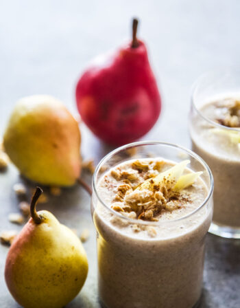 Ginger Pear Oat Smoothie www.thecuriousplate.com.jpg