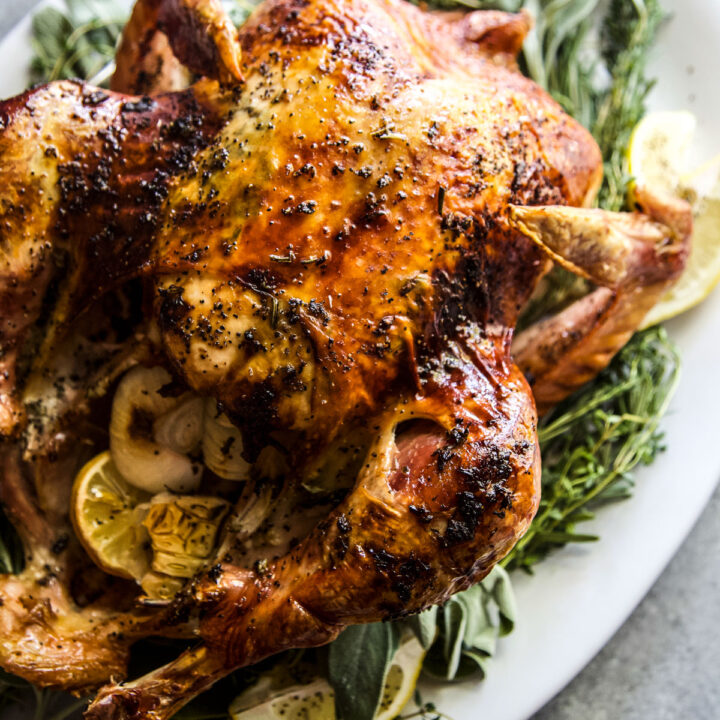 Herb Citrus Butter Roasted Turkey