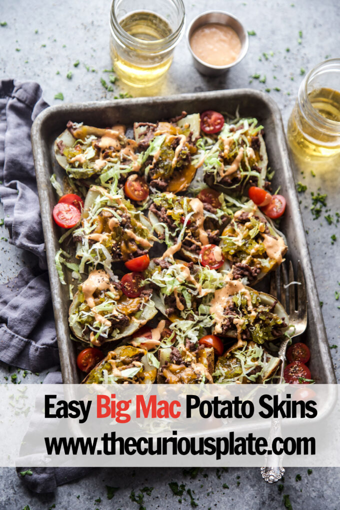 EASY BIG MAC POTATO SKINS