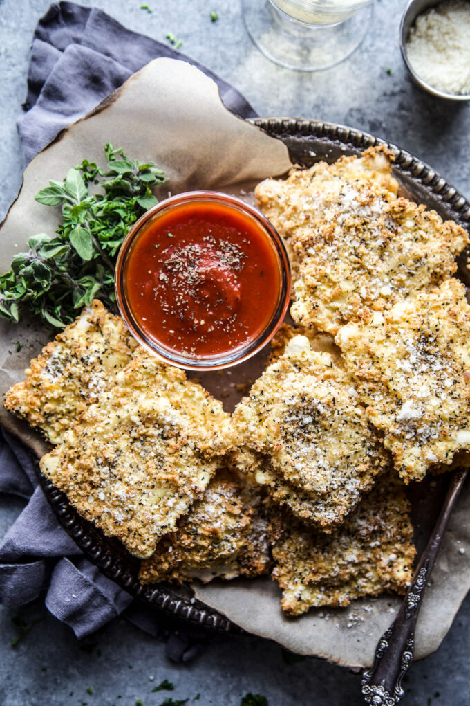 Easy Air Fryer Four Cheese Ravioli