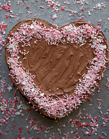 Heart-Shaped-Chocolate-Cake-with-Chocolate-Cream-Cheese-Frosting-