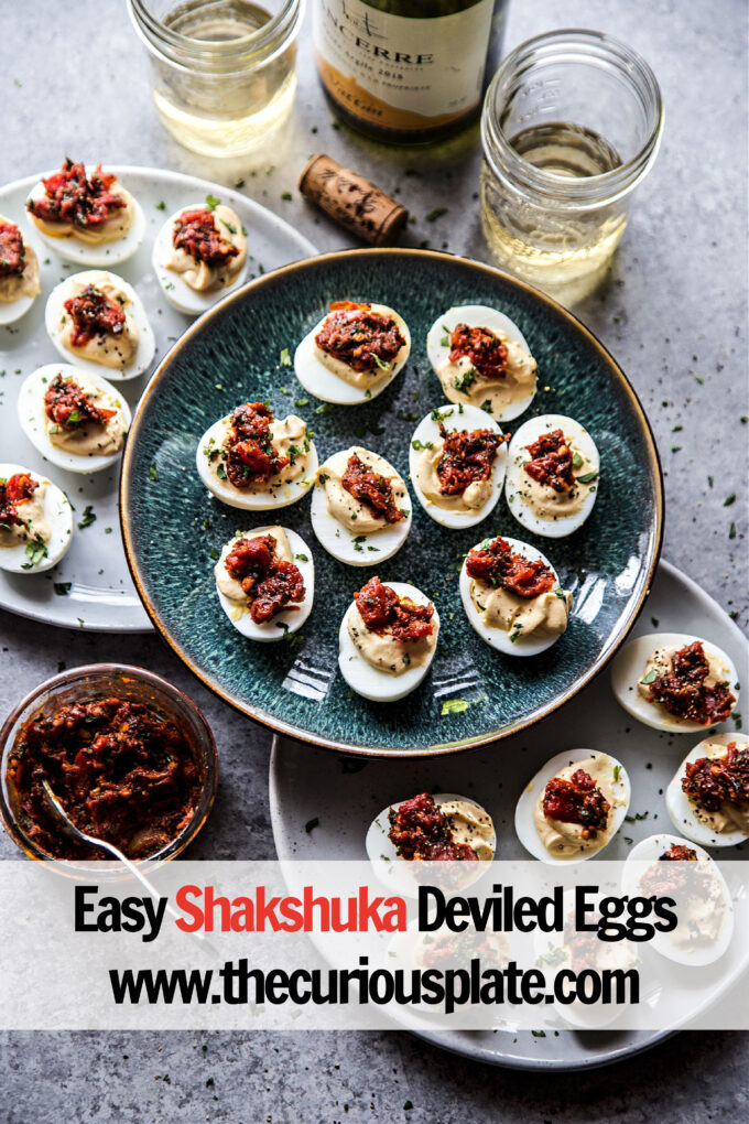 Easy Shakshuka Deviled Eggs 