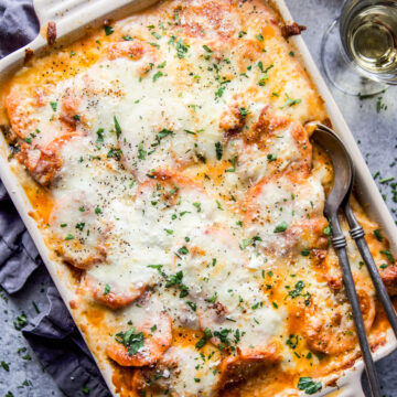 Easy Sweet Potato Lasagna with Burrata