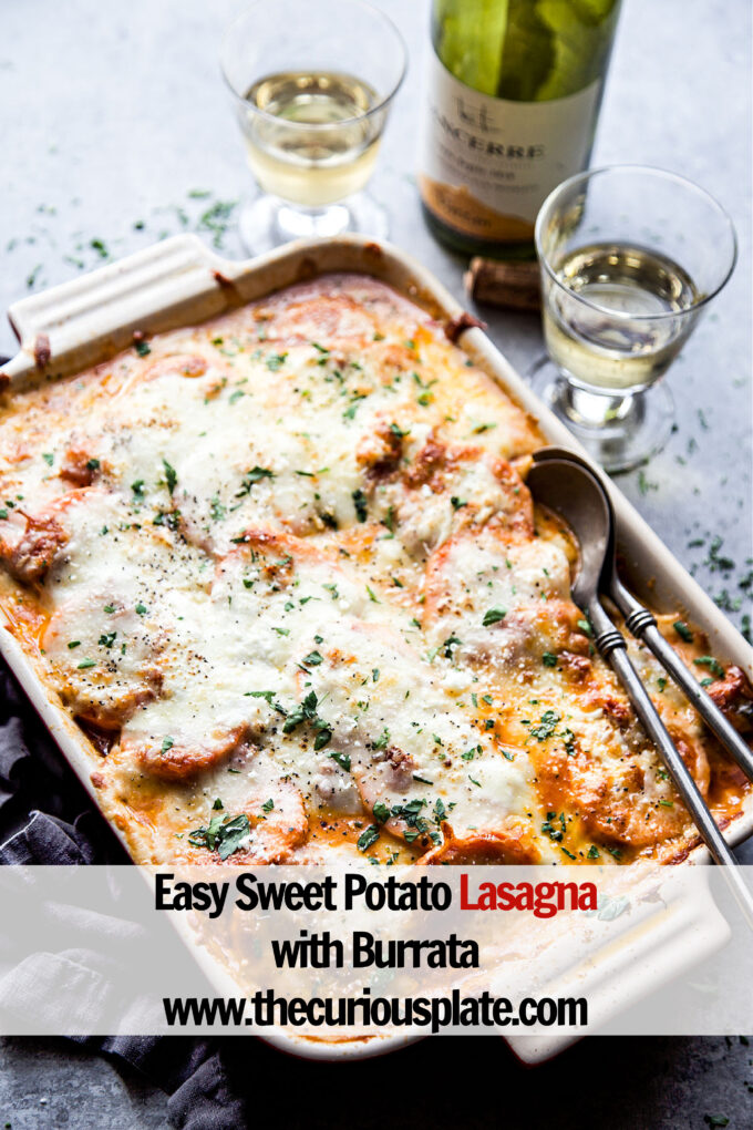 Easy Sweet Potato Lasagna with Burrata