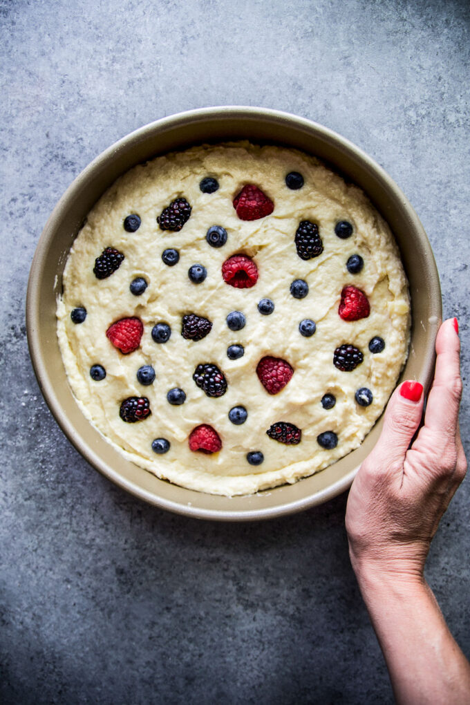 Ricotta Cake with Fresh Berries