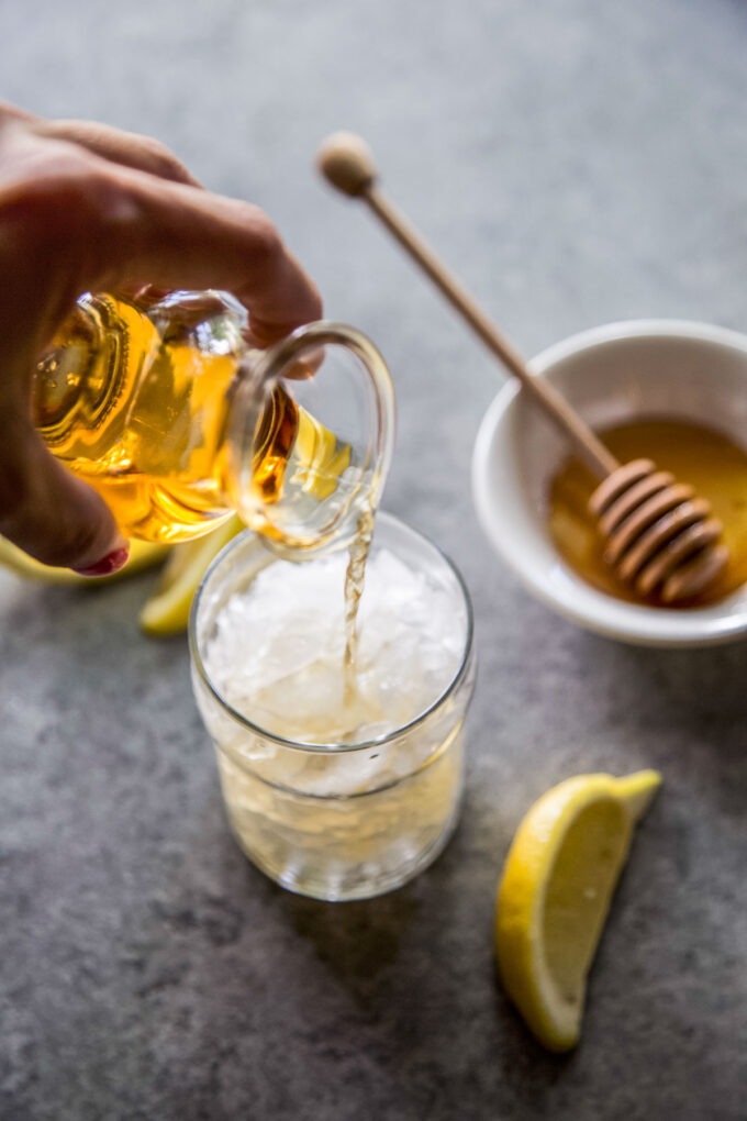 Easy Gold Rush Cocktail