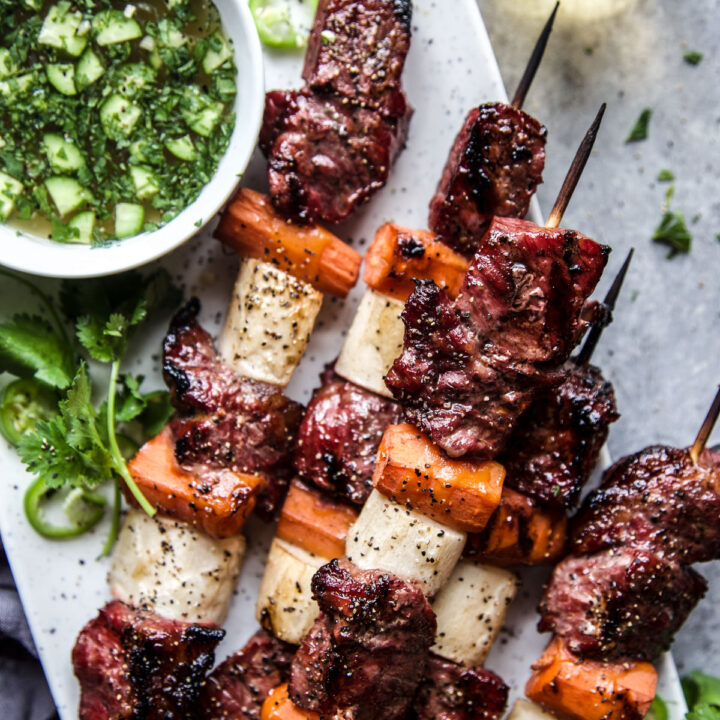 Banh Mi Beef Kebabs