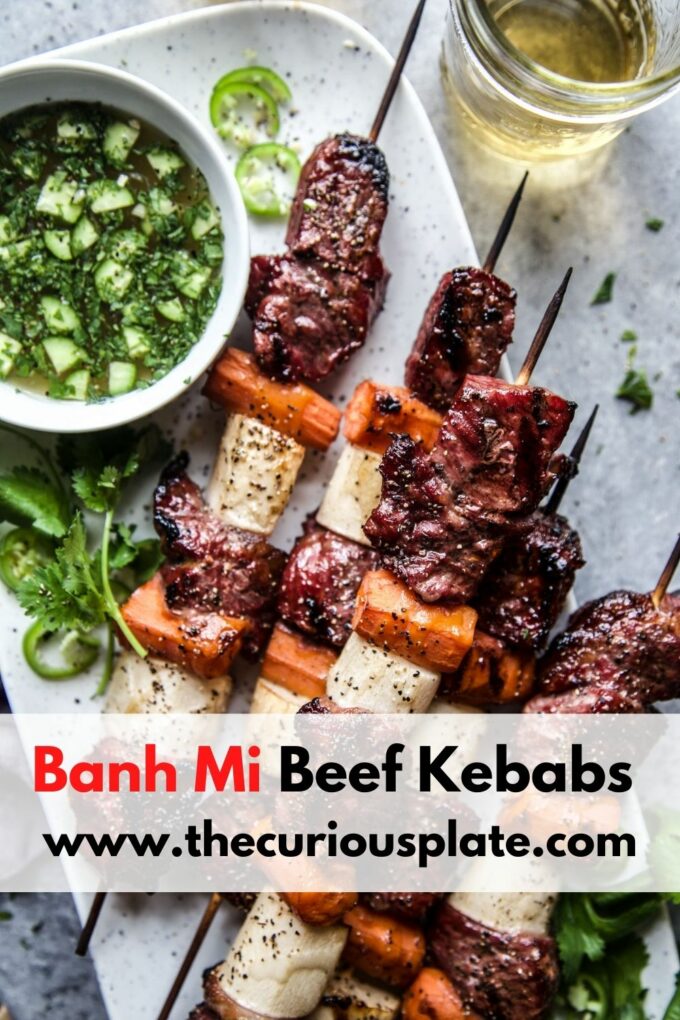 banh mi beef kebabs www.thecuriousplate.com