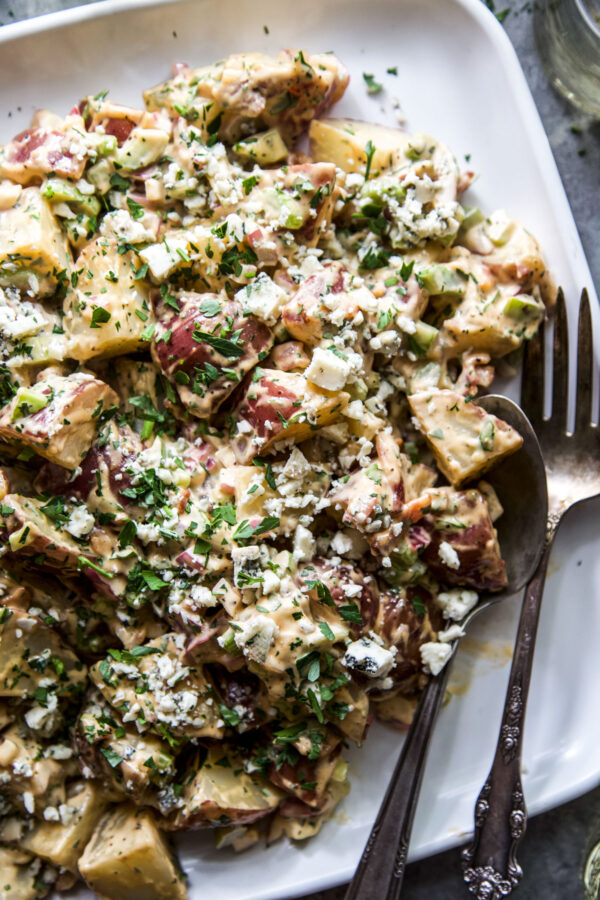 Barbecue, Bacon, and Blue Cheese Potato Salad