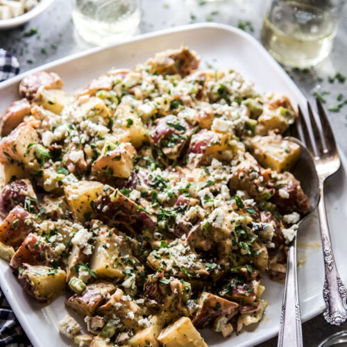 Barbecue, Bacon, and Blue Cheese Potato Salad