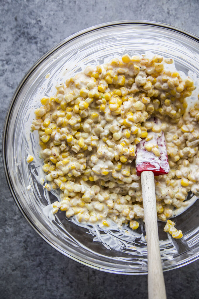 elote-style breakfast tacos www.thecuriousplate.com