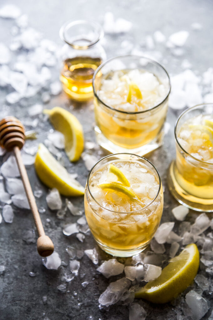 Easy Gold Rush Cocktail