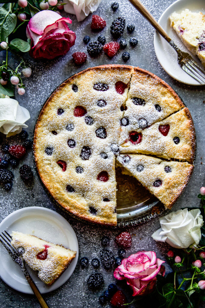 Ricotta Cake with Fresh Berries