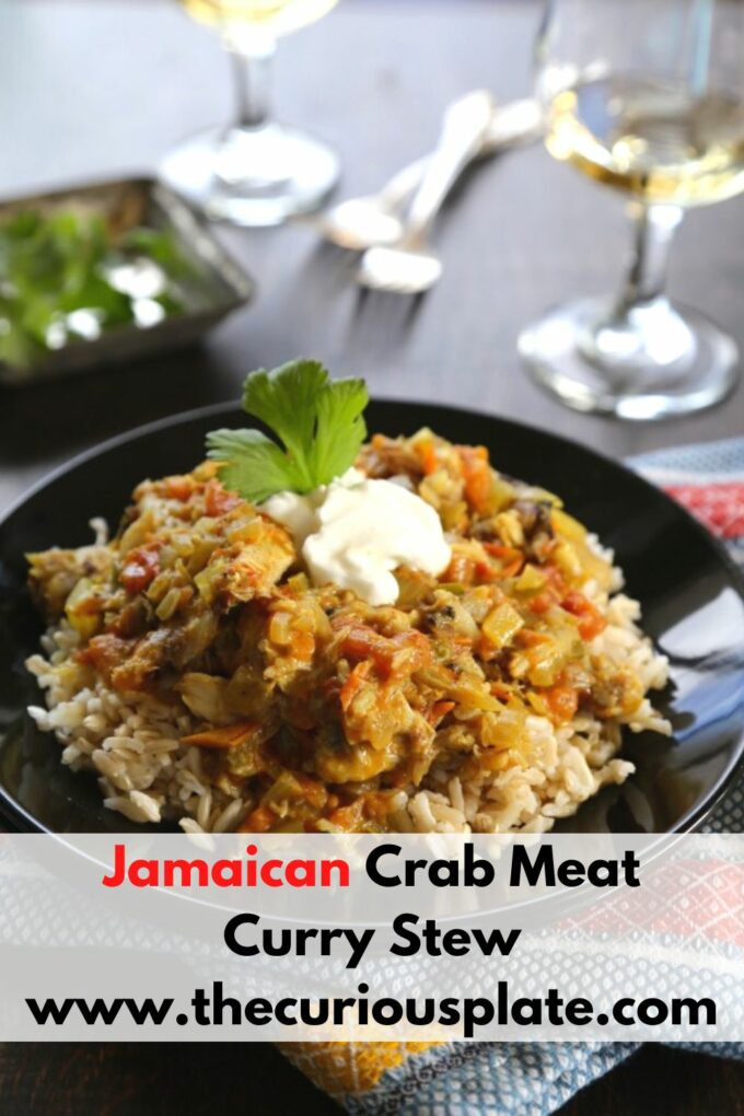 jamaican crab meat curry stew 