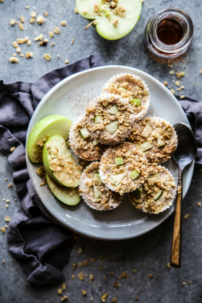 Frozen Apple Cinnamon Yogurt Cups