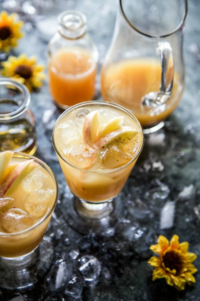 Apple Bourbon Ginger Spritz