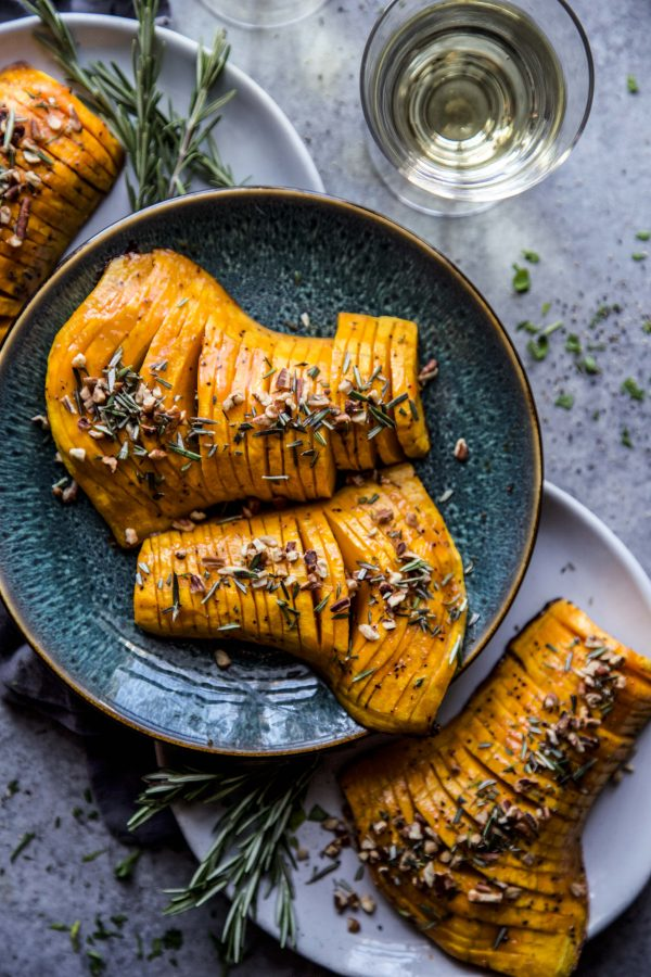 Hasselback Butternut Squash with Dorothy Lynch