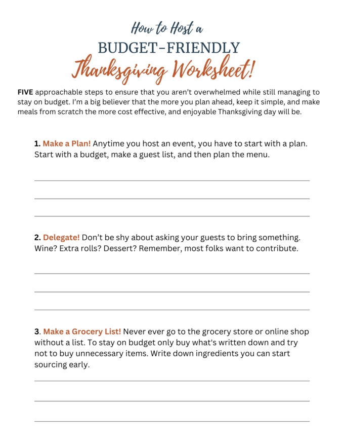 Use Our Printable Grocery List for a More Efficient Shopping Trip