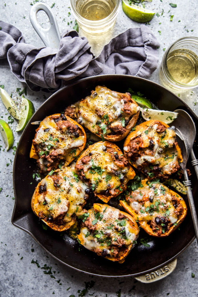 Burrito Honeynut Squash Boats