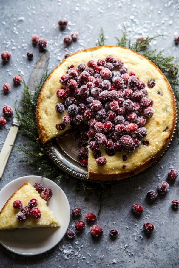 Easy Cranberry Ricotta Cake