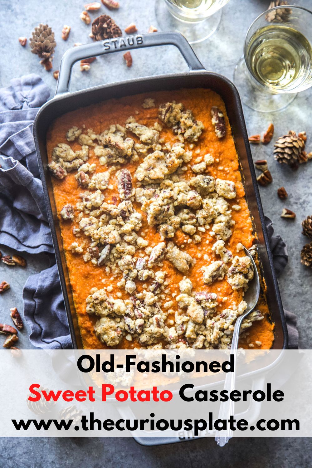 Old Fashioned Sweet Potato Casserole   Old Fashioned Sweet Potato Casserole Www.thecuriousplate.com  1 