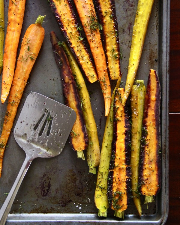 Caramelized Carrot Tart with Fresh Dill