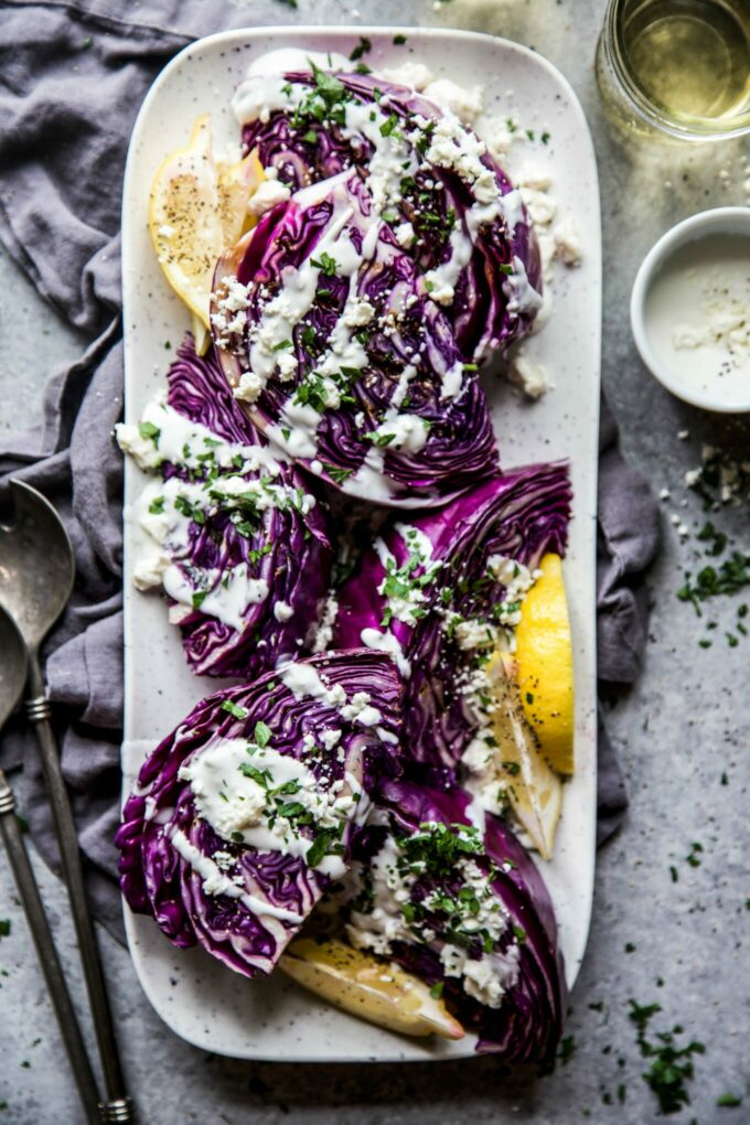 Grilled Purple Wedge Salad
