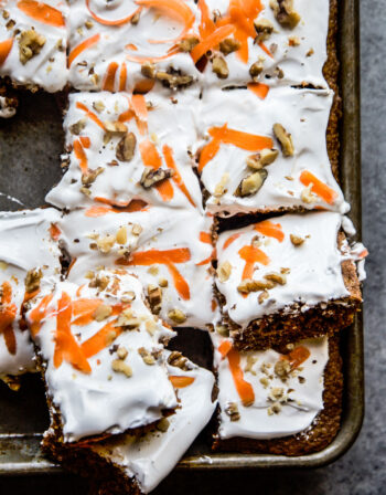 Cardamom-Spiced Carrot Cake with Ginger Marshmallow Frosting