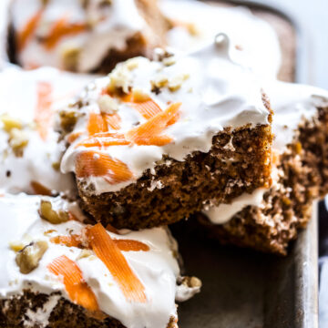 Cardamom-Spiced Carrot Cake with Ginger Marshmallow Frosting