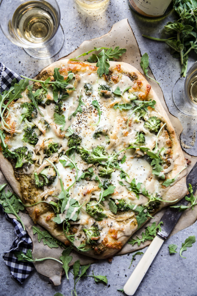 Green Goddess Pizza