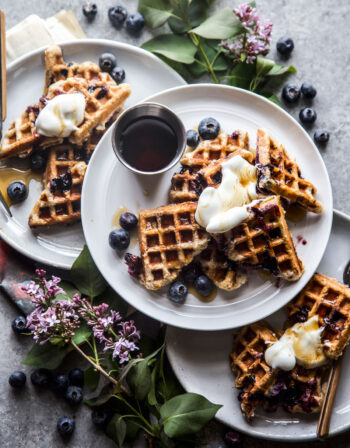 cottage cheese protein waffles