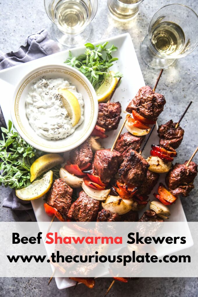 Beef Shawarma Skewers