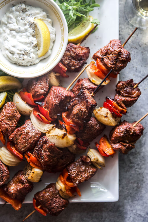 Beef Shawarma Skewers