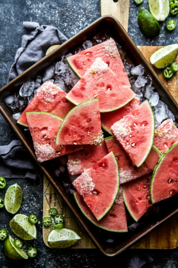 Jalapeno Margarita Watermelon Slices 