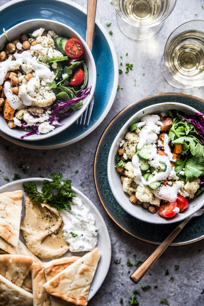 Roasted Veggie Za’atar Bowls