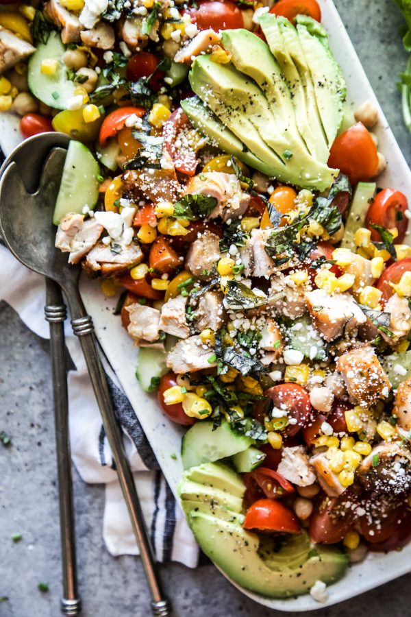 grilled chicken summer salad