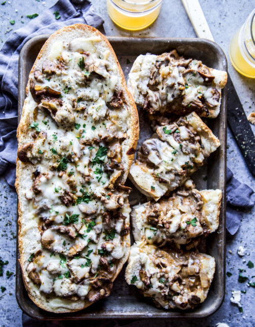 Beef Stroganoff French Bread Toasts