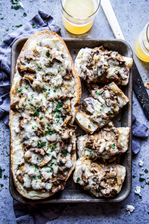 Beef Stroganoff French Bread Toasts