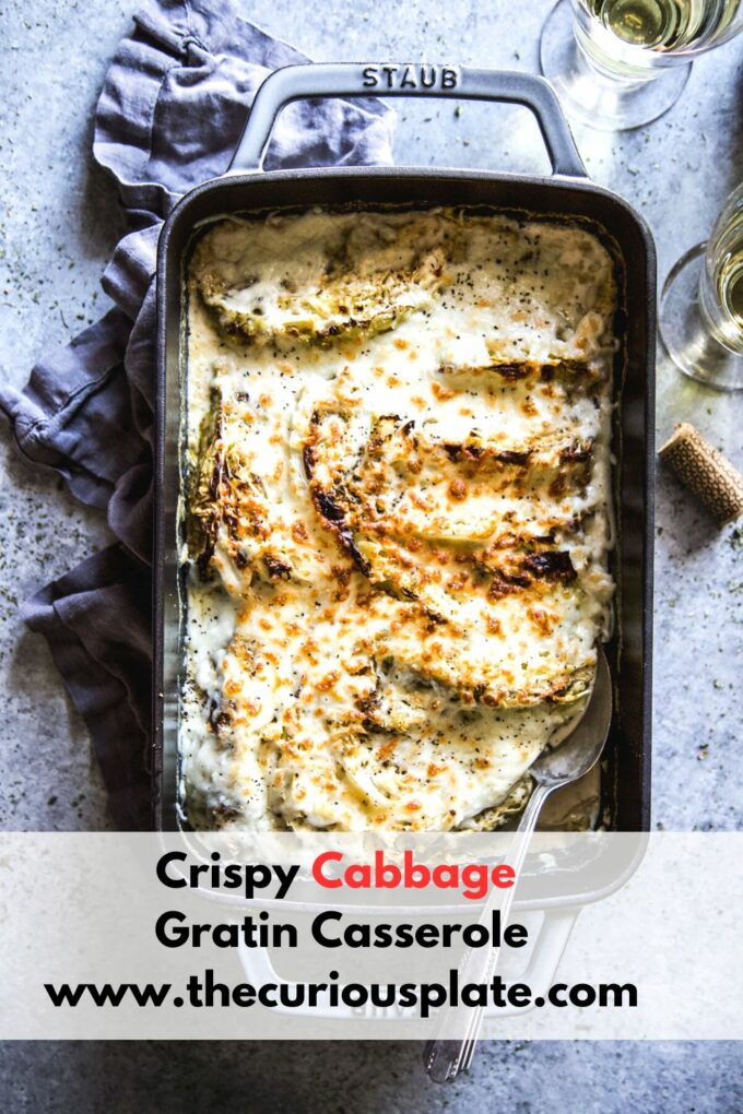 Crispy Cabbage Gratin Casserole www.thecuriousplate.com