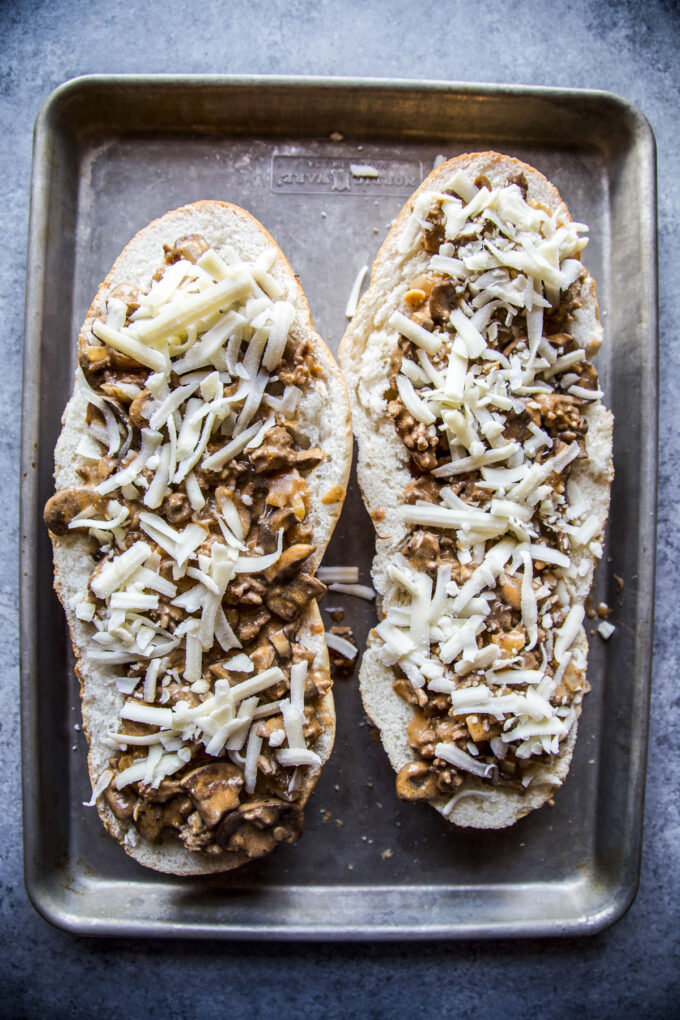 Beef Stroganoff French Bread Toasts