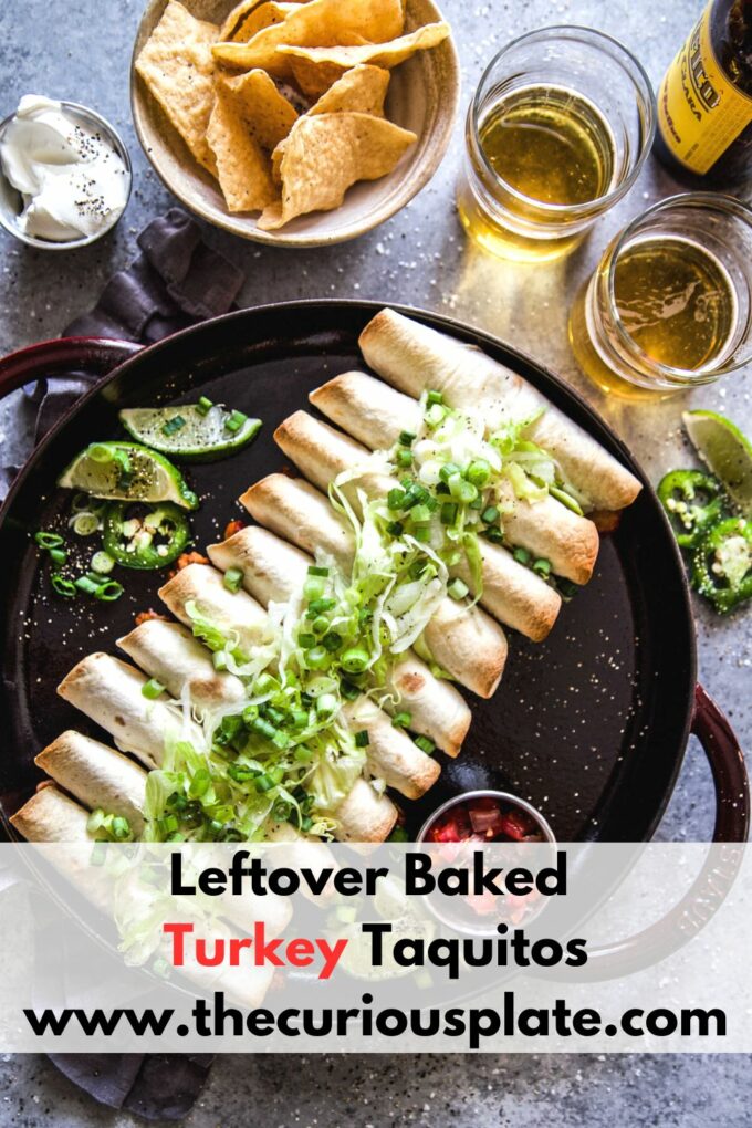 Leftover Baked Turkey Taquitos