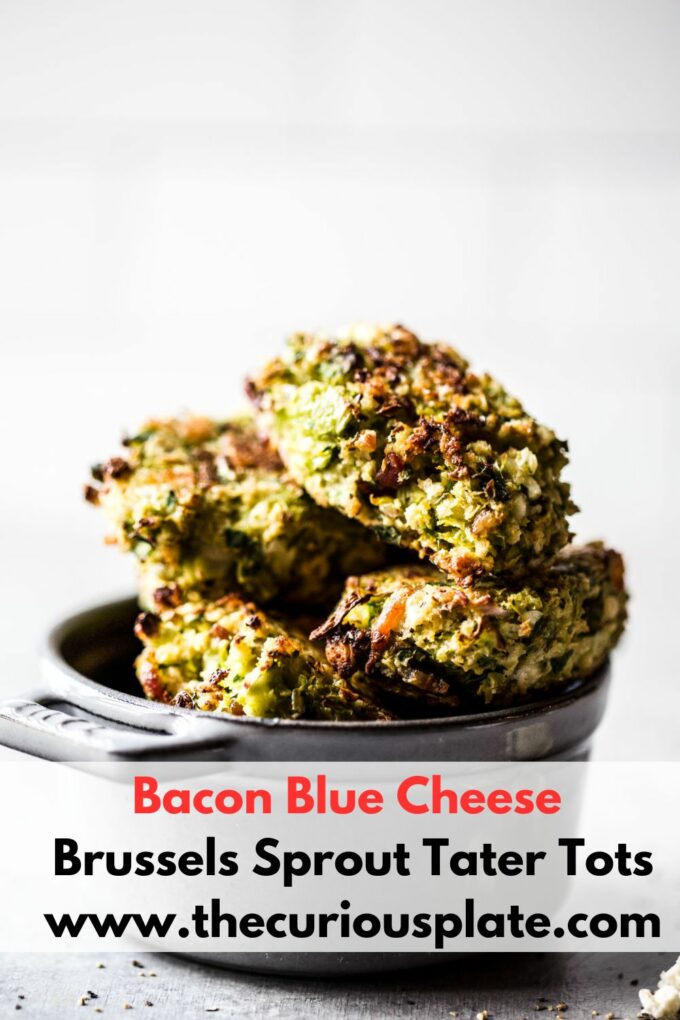 Bacon Blue Cheese Brussels Sprout Tater Tots