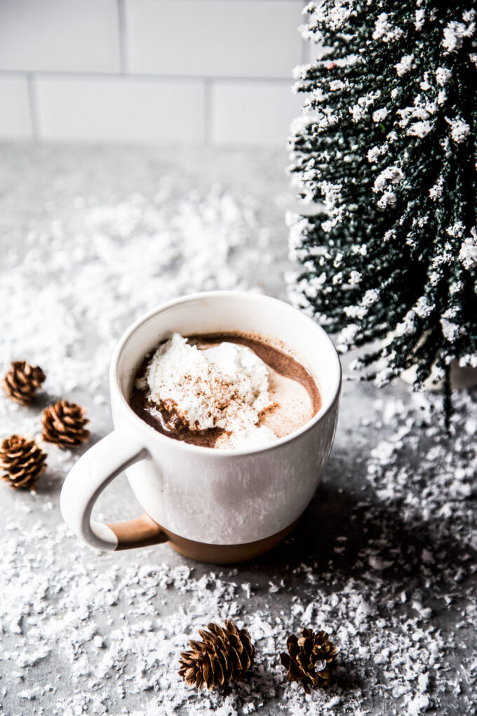 Easy Tahini Hot Chocolate