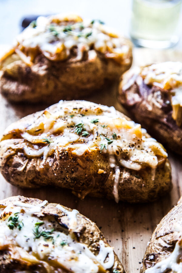 Loaded French Onion Baked Potatoes