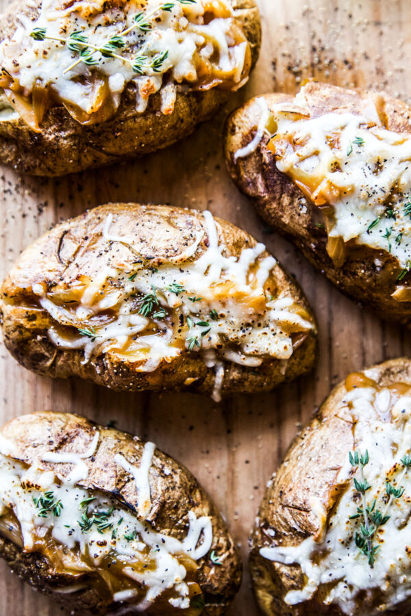 Loaded French Onion Baked Potatoes