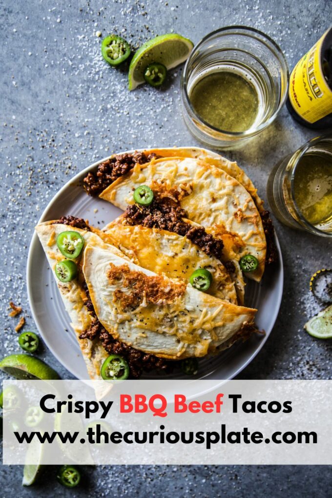 crispy bbq beef tacos 