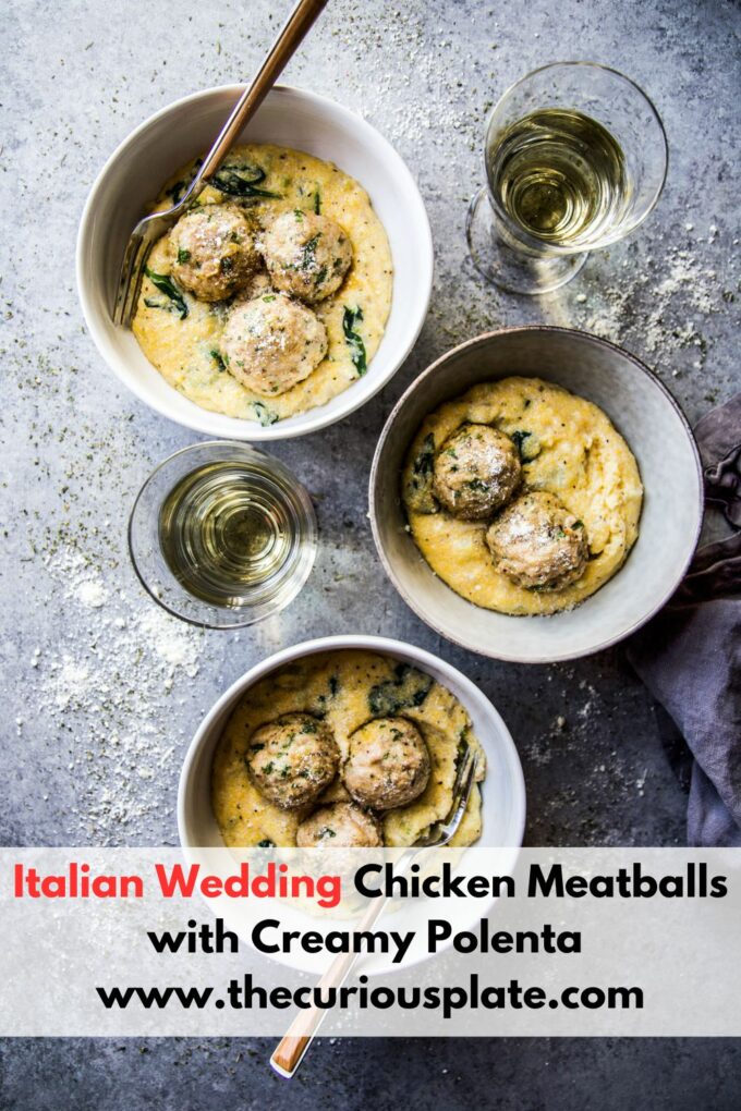Italian wedding chicken meatballs